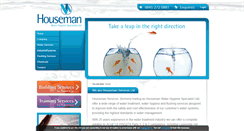 Desktop Screenshot of housemanwaterhygiene.com